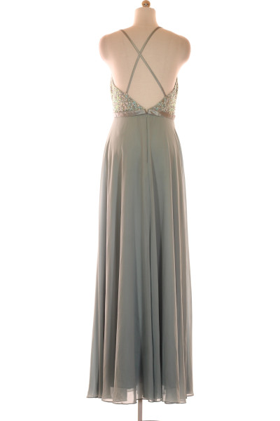 Večerní Šaty Jake*s s Flitry A-line Střih Elegantní Design