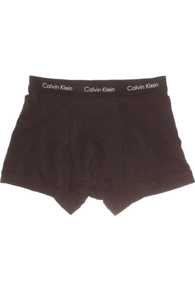 Pohodlné Bavlněné Boxerky Calvin Klein Pro Pánů, černé, Elastické