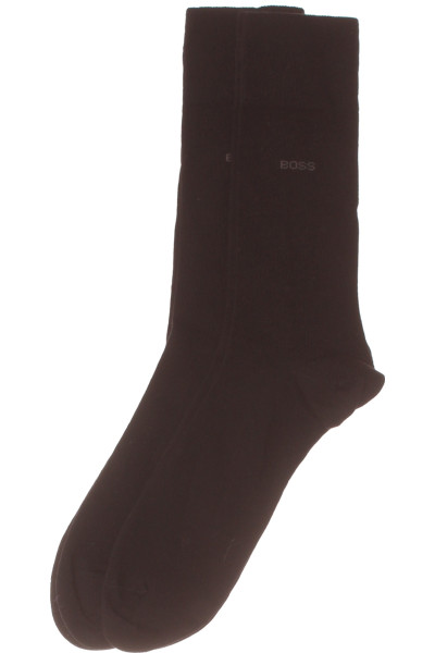 Elegantní Pánské Obuvnické Ponožky Hugo Boss Černé Klasické
