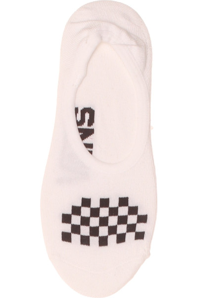 Nízké Bílé Ponožky Vans Checkerboard S Pruhovaným Vzorem Pro Volný čas