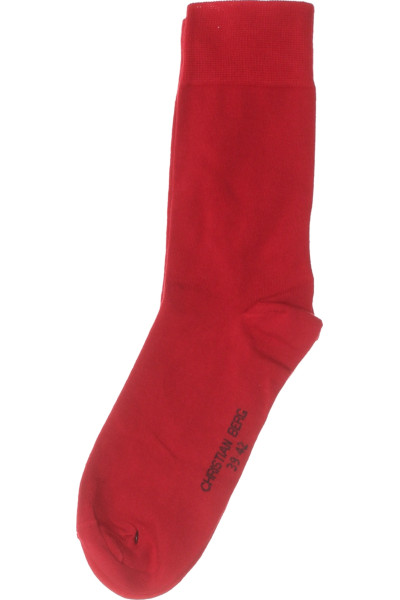 Dlouhé červené Ponožky Christian Berg Měkké Pohodlné Na Každý Den