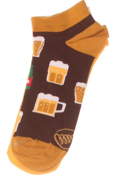Veselé Kotníkové Ponožky S Potiskem Pivního Motivu - Unisex