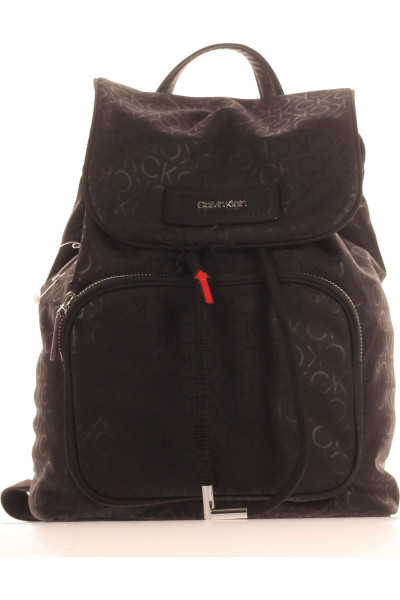 Městský batoh Calvin Klein černý s monogramem pro volný čas