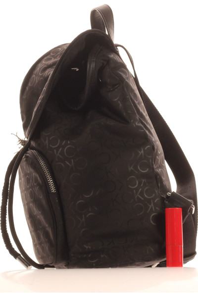 Městský batoh Calvin Klein černý s monogramem pro volný čas