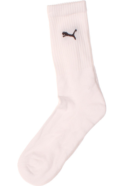 Puma Unisex Sportovní Kotníkové Ponožky Bílé Prodyšné