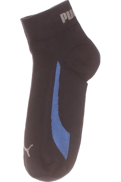 Puma Sportovní Kotníkové Ponožky Prodyšné Černo-Modré Muži