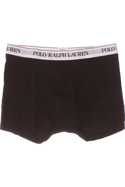 Elastické Bavlněné Boxerky Polo Ralph Lauren, černé Classic