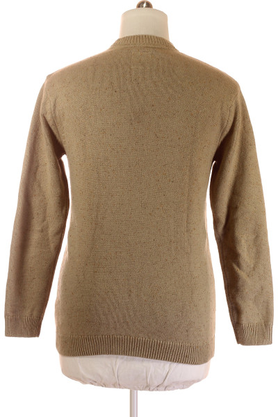 Pánský svetr Minimum s vlněným vzorem, pohodlný střih, béžový