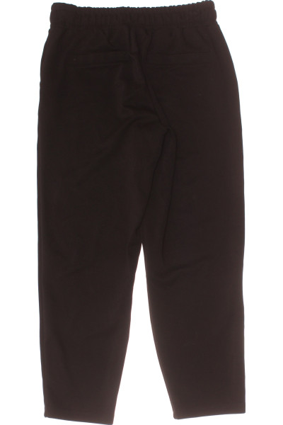 Rovné černé kalhoty s modalovým podílem Christian Berg Comfort Fit