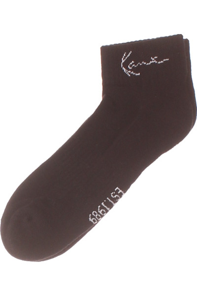 Pánské Kotníkové Ponožky KARL KANI Černé Logo Komfort