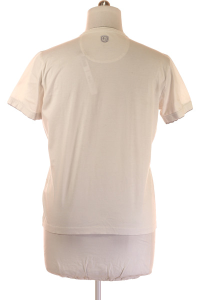 Jednoduché Pánské Tričko Bílé Vel.  XL