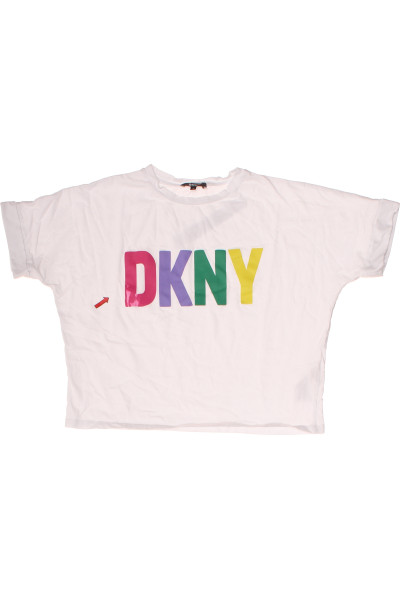 Donna Karan Bavlněné Tričko S Logem DKNY V Pastelových Barvách