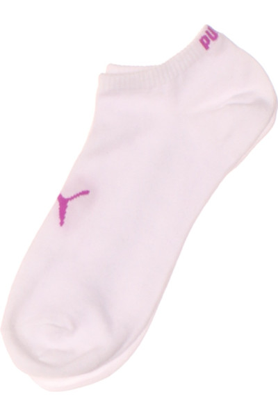 Krátke Sportovní Ponožky Puma Unisex Bílé S Logem Pro Volný Čas