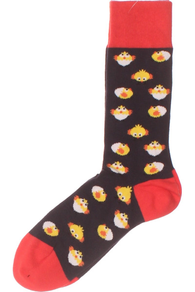 Veselé Termo Ponožky S Vzorem Kuřátek - Pohodlné, Unisex