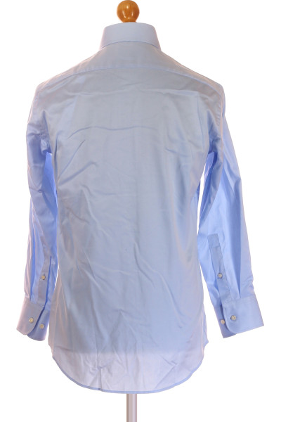 Pánská Košile Jednobarevná Modrá Christian Berg Vel. 37-38