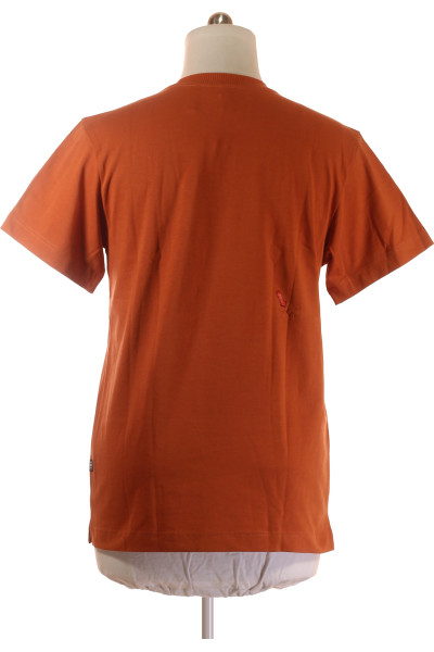 Bavlněné tričko G-Star pro muže, jednoduchý střih, oranžová