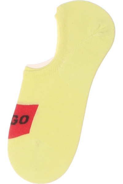 Nízké Kotníkové Ponožky Hugo Boss Žluté S Logem Pro Volný Čas