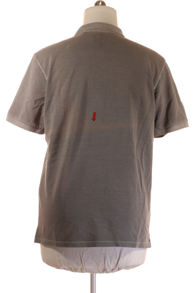 Pánské polo tričko Marc O´Polo, 100% bavlněné, šedé, casual