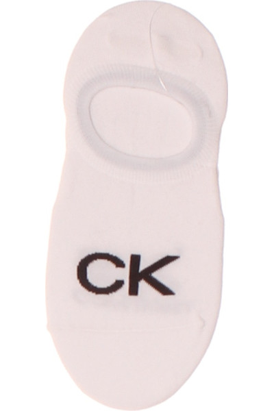 Neviditelné Bílé Kotníkové Ponožky Calvin Klein Unisex