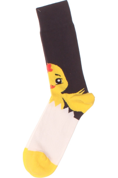 Dětské Veselé Ponožky S Motivem Roztomilého Kuřátka, Bavlněné
