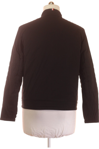 Pánská jarní bunda Tommy Hilfiger černá, elastická, pro volný čas