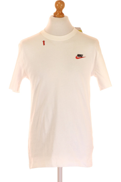 Nike Sportovní Tričko Pánské, 100% Bavlněné, Bílé, Letní