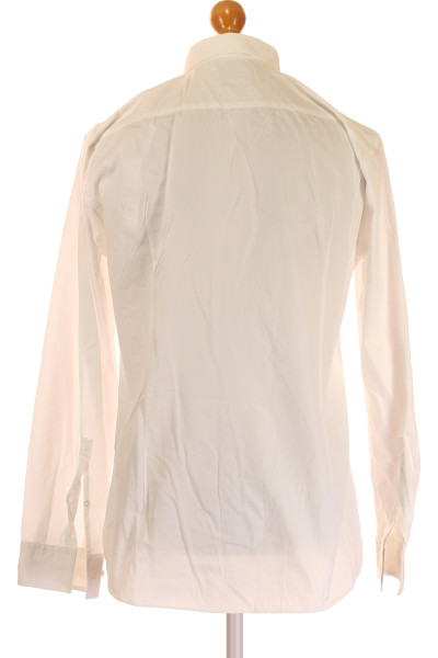 Hugo Boss Klasická Bílá Košile Slim Fit z Čisté Bavlny pro Muže