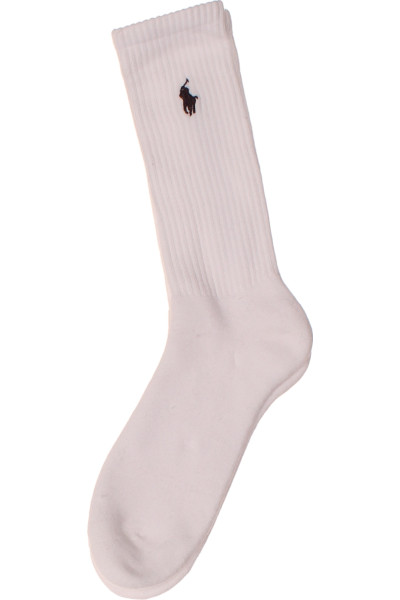 Elegantní Bílé žebrované Ponožky Ralph Lauren Pro Pohodlí