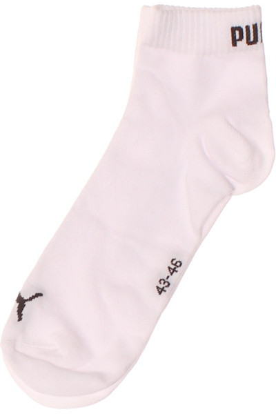 Puma Sportovní Kotníkové Ponožky Bílé Unisex Prodyšné