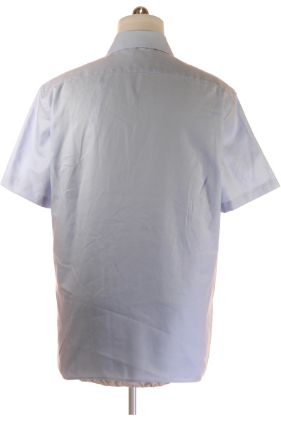 Klasická bavlněná košile OLYMP jednobarevná, slim fit, krátký rukáv