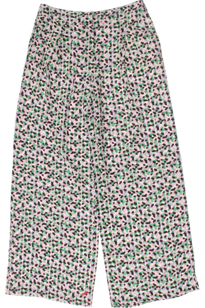 Letní Viskózové Kalhoty Jake*s S Květinovým Vzorem A Širokými Nohavicemi