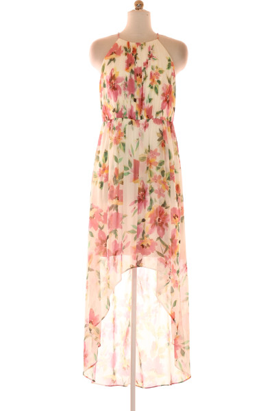 Letní Vzorované Maxi šaty S Květinami Jake*s S Halterneck Výstřihem