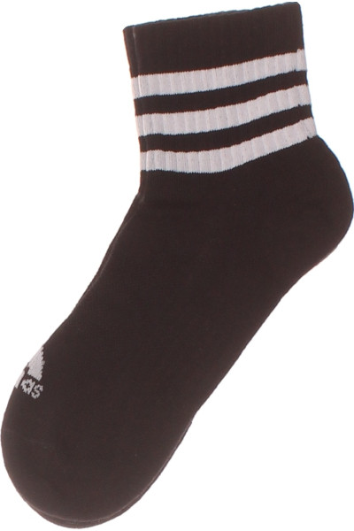ADIDAS Sportovní Kotníkové Ponožky Hnědé S Pruhy Pro Volný Čas