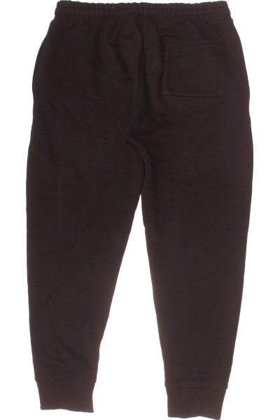 ZARA Bavlněné dámské jogger kalhoty ve tmavé barvě pro volný čas
