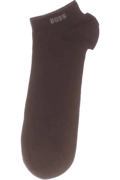 Nízké Kotníkové Ponožky Hugo Boss, Unisex, Hladké černé, Komfortní