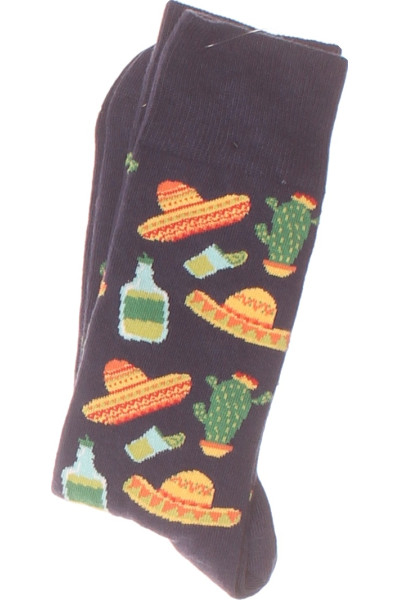 Veselé Ponožky Happy Socks S Mexickými Motivy, Unisex Komfort