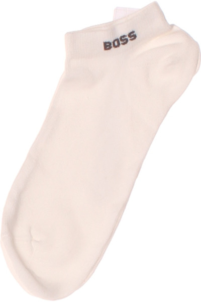 Nízké Kotníkové Ponožky Hugo Boss Unisex Bílé Pohodlné