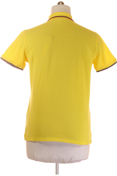 U.S.POLO ASSN. Pánské Polo Tričko Slim Fit Žluté s Límec