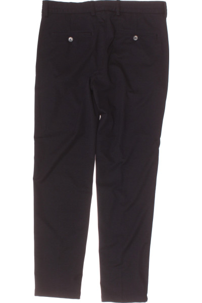 Elegantní černé společenské kalhoty s.OLIVER s elastenem