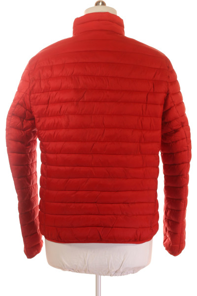 Prošívaná pánská bunda MC NEAL červená, nylon, na zip