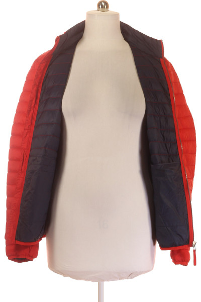 Prošívaná pánská bunda MC NEAL červená, nylon, na zip