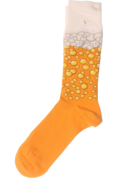 Veselé Pánské Kotníkové Ponožky Happy Socks S Pivním Vzorem