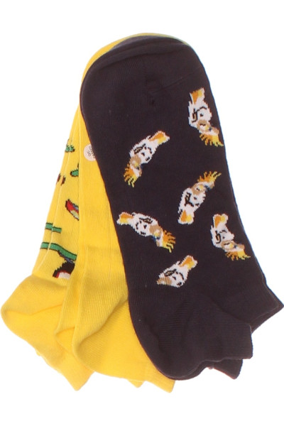Veselé Ponožky S Motivem Tučňáků A Pruhů Na Volný Čas