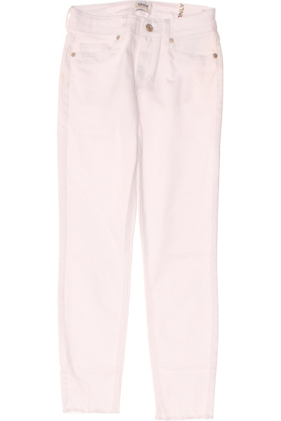 Skinny džíny ONLY s elastanem, bavlněné, světle růžová, moderní střih