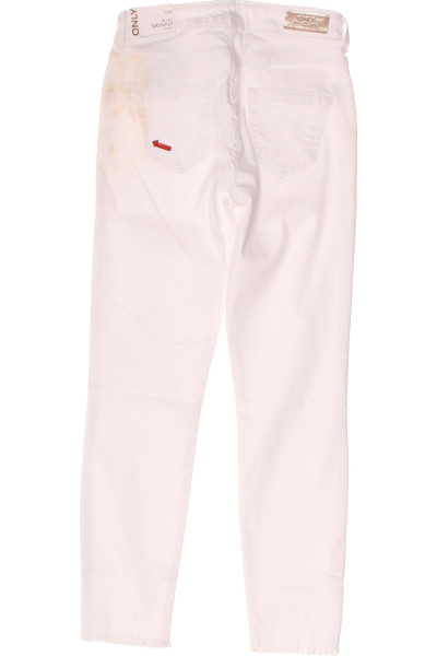 Skinny džíny ONLY s elastanem, bavlněné, světle růžová, moderní střih