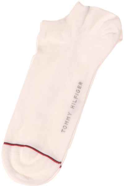 Krátké Bílé Ponožky S Pruhy TOMMY HILFIGER, Unisex, Casual