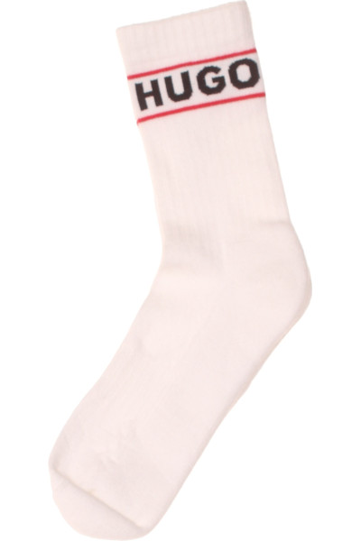Hugo Boss Pánské Sportovní Ponožky Bílé S Logem Pro Volný Čas