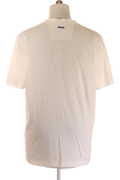 Pánské bavlněné tričko Hugo Boss Slim Fit v jednobarevném provedení