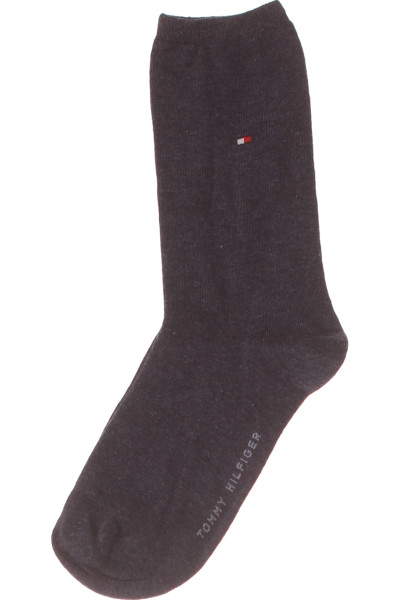 Černé Pohodlné Kotníkové Ponožky TOMMY HILFIGER, Unisex