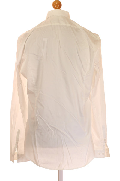 Pánská Košile Jednobarevná Bílá DRYKORN Second hand Vel. 42